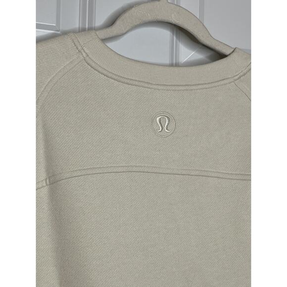 NEW Lululemon Scuba Oversized Pullover Wordmark in Bone XL/XXL - Picture 10 of 16
